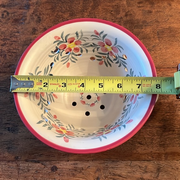 New Debco Ceramic Berry Strainer/Colander - Picture 6 of 8